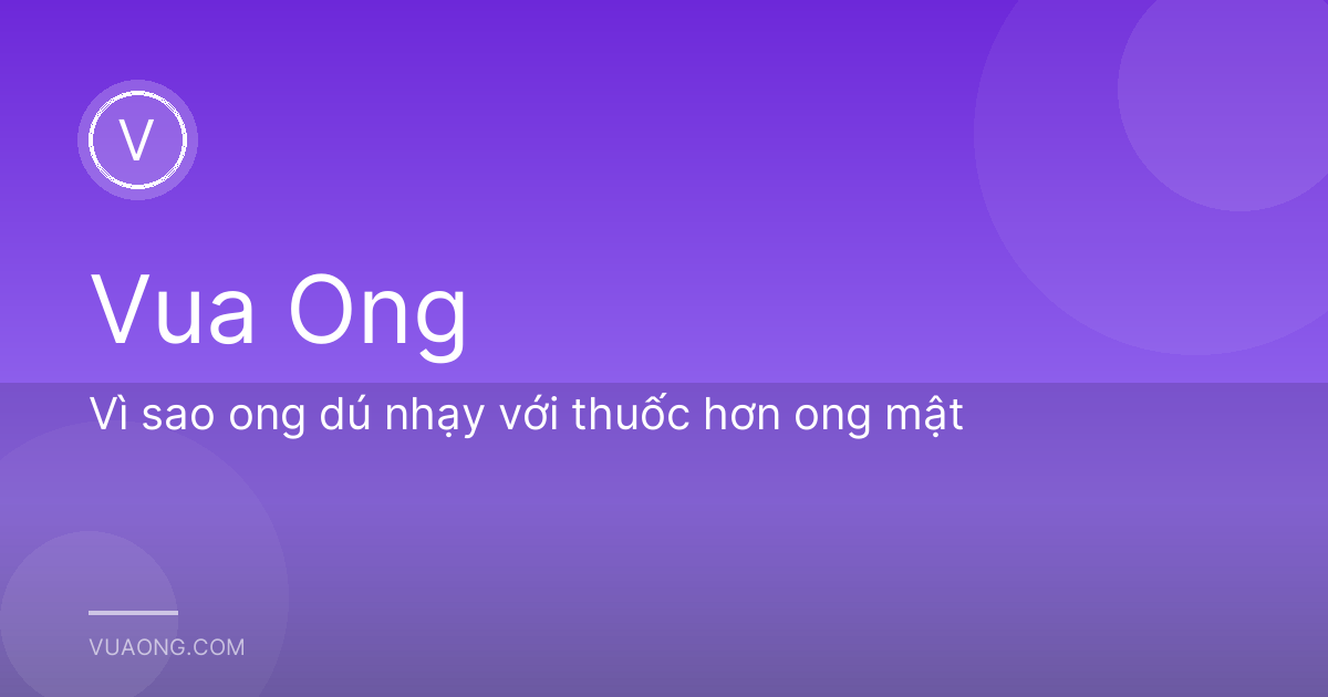 Vì sao ong dú nhạy với thuốc hơn ong mật