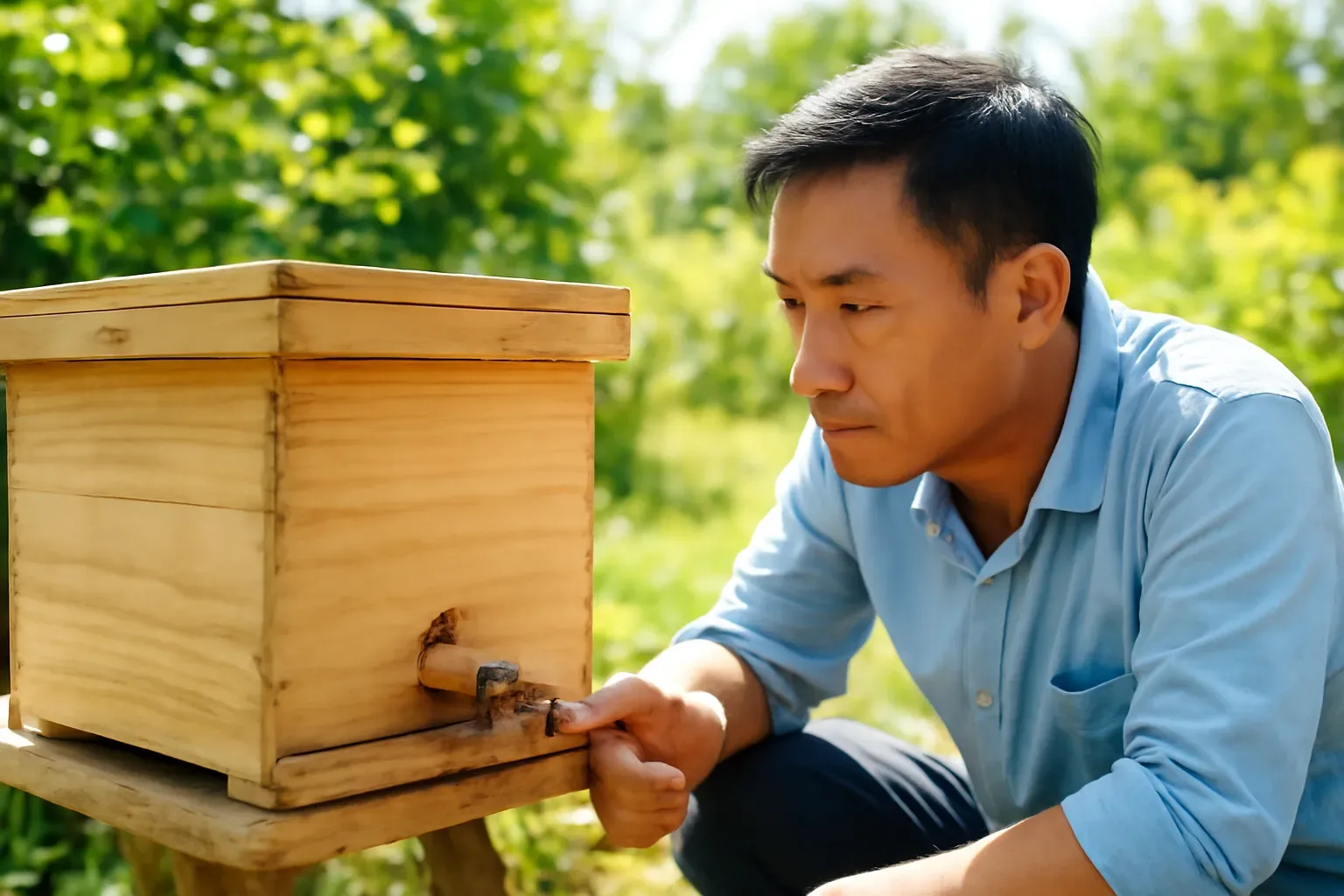 Ong canh cửa ong dú và ong mật: đọc tín hiệu khác nhau
